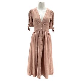 Robe Free People T.International S Coton Rose
