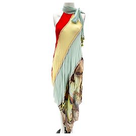 Jean Paul Gaultier Kleid T.FR 36 Seide Mehrfarben