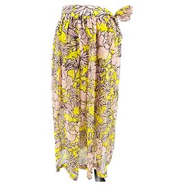 MSGM Röcke T.International S Polyester Gelb