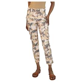 Isabel Marant-Pfirsichfarbene Jeans mit Camouflage-Print – Größe UK 6-Pink