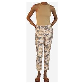 Isabel Marant-Pfirsichfarbene Jeans mit Camouflage-Print – Größe UK 6-Pink