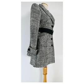 Autre Marque-Coats, Outerwear-Black,White