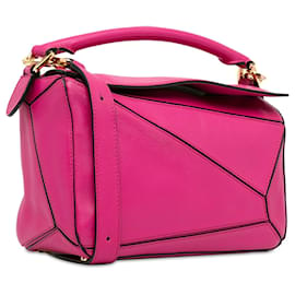 Loewe-LOEWE – Mittlere Puzzle-Tasche in Rosa-Pink