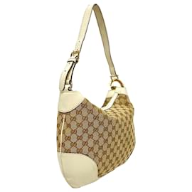 Gucci-Gucci Brown GG Canvas Charlotte Hobo-Braun,Andere