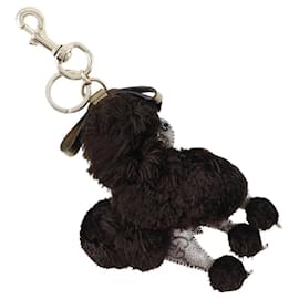 Gucci-Gucci Poodle Keychain Bag Charm Porta-chaves de lona em bom estado-Outro