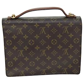 Louis Vuitton-LOUIS VUITTON Monogram Monceau 2Way Hand Bag M51185 LV Auth 73676-Monogram
