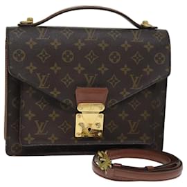 Louis Vuitton-LOUIS VUITTON Monogramm Monceau 2Way Handtasche M51185 LV Auth 72261-Monogramm