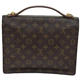 Louis Vuitton-LOUIS VUITTON Monogram Monceau 2Way Hand Bag M51185 LV Auth 72261-Monogram