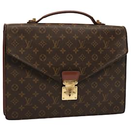 Louis Vuitton-LOUIS VUITTON Monogram Porte Documents Bandouliere Bag M53338 LV Auth ti1706-Monogram