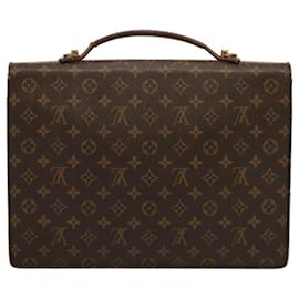 Louis Vuitton-LOUIS VUITTON Monogramm Porte Dokumente Bandouliere Tasche M53338 LV Auth ti1706-Monogramm