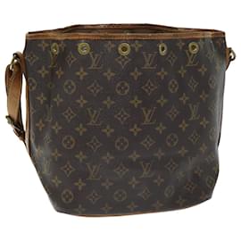 Louis Vuitton-LOUIS VUITTON Monogram Petit Noe Shoulder Bag L014 LV Auth 73812-Monogram