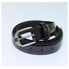 Valentino-VALENTINO Card Case Leather Belt set Black Auth 73194-Black