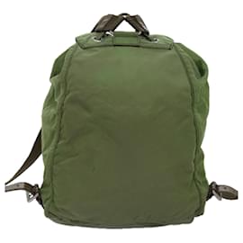 Prada-PRADA Backpack Nylon Khaki Auth 73876-Khaki