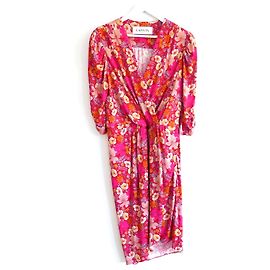 Lanvin Resort 2022 Blumenkleid Pink