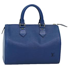 Louis Vuitton-Bolsa de mão LOUIS VUITTON Epi Speedy 25 Toledo Azul M43015 Autenticação de LV 73849-Outro