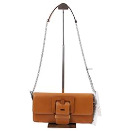 Barbara Bui-Leather shoulder bag-Brown
