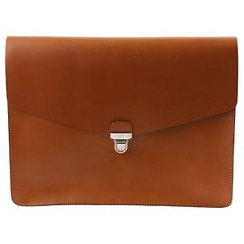 Apc Cartable en cuir Marron