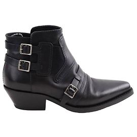 Dior Leather boots Black