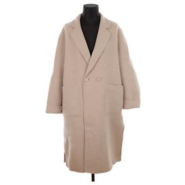 Claudie Pierlot Abrigo de lana Beige