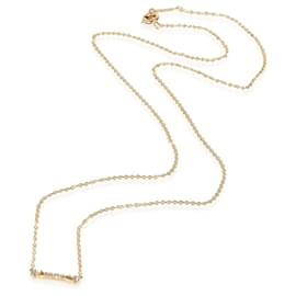 Tiffany & Co-Collier barre Tiffany & Co. Fleur de Lis en or jaune 18 carats 0,04 CTW-Autre