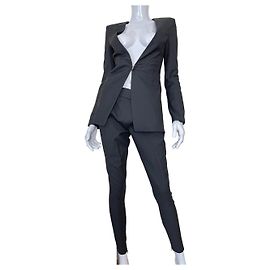 Tailleur pantalon noir Mangano Noir