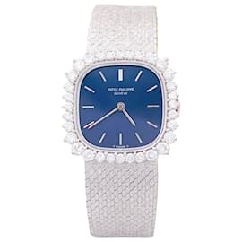 Patek Philippe-Patek Philippe white gold watch, diamonds.-Other