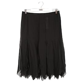Chanel-silk skirt-Black