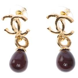 Chanel-CHANEL CC Jewelry in Brown Metal - 101913-Brown