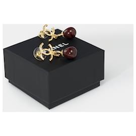 Chanel-CHANEL CC Jewelry in Brown Metal - 101913-Brown