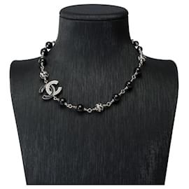 Chanel-CHANEL CC Jewelry in Silver Metal - 101905-Silvery