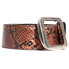 Prada-PRADA  Belts T.cm 85 Exotic leathers-Brown