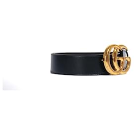 Gucci-Cinturones GUCCI T.cm 90 Cuero-Negro