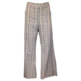 Autre Marque-QL2 Quelledue Brown / Beige / Black Plaid Cotton Nellie Pants-Multiple colors