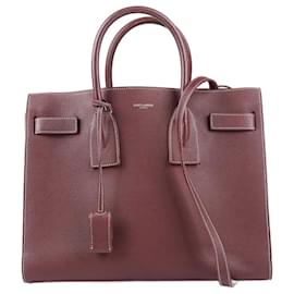 Saint Laurent-Borsa a mano a 2 vie in pelle Sac de Jour Saint Laurent Paris Bordeaux 378299-Bordò