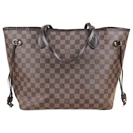 Louis Vuitton-Neverfull MM Tote Bag-Brown
