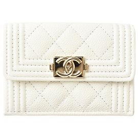 Chanel Boy Blanco