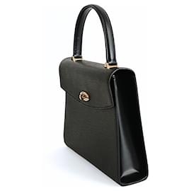 Louis Vuitton-Louis Vuitton Malesherbes Kelly Handtasche aus schwarzem Epi-Leder-Schwarz