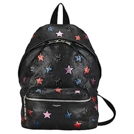 Yves Saint Laurent-Yves Saint Laurent Star Applique Mini City California Backpack  Leather Backpack 454319 in Good condition-Other