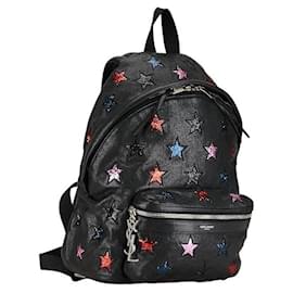 Yves Saint Laurent-Yves Saint Laurent Star Applique Mini City California Backpack  Leather Backpack 454319 in Good condition-Other