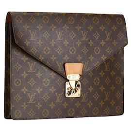 Louis Vuitton-Louis Vuitton Porte Documents Senatur Canvas Business Bag M53335 in Good condition-Other