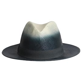 Eres Deep sea blue dip-dyed Panama hat Blue