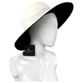 Lanvin-Sombrero Lanvin-Crema