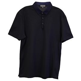 Polo Lanvin de algodón azul marino Azul Azul marino