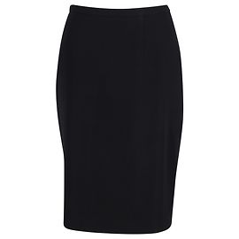 Saia lápis Max Mara em lã preta Preto