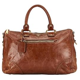 Prada-Bolso tote de cuero Prada Bolso tote de cuero BL0678 en buen estado-Otro