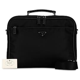 Prada-Prada Tessuto Business Bag Canvas Business Bag V147S in Excellent condition-Other