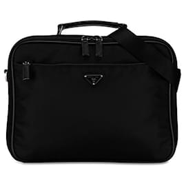 Prada-Prada Tessuto Business Bag Canvas Business Bag V147S in Excellent condition-Other