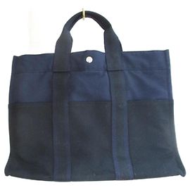 Hermès Dedo do pé, tela marinha e preta. Azul marinho
