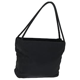 Prada-PRADA Hand Bag Nylon Black Auth 73878-Black