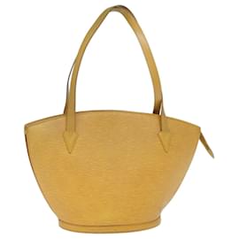 Louis Vuitton-Bolsa de ombro de compras LOUIS VUITTON Epi Saint Jacques amarela M52269 Auth 73683-Amarelo